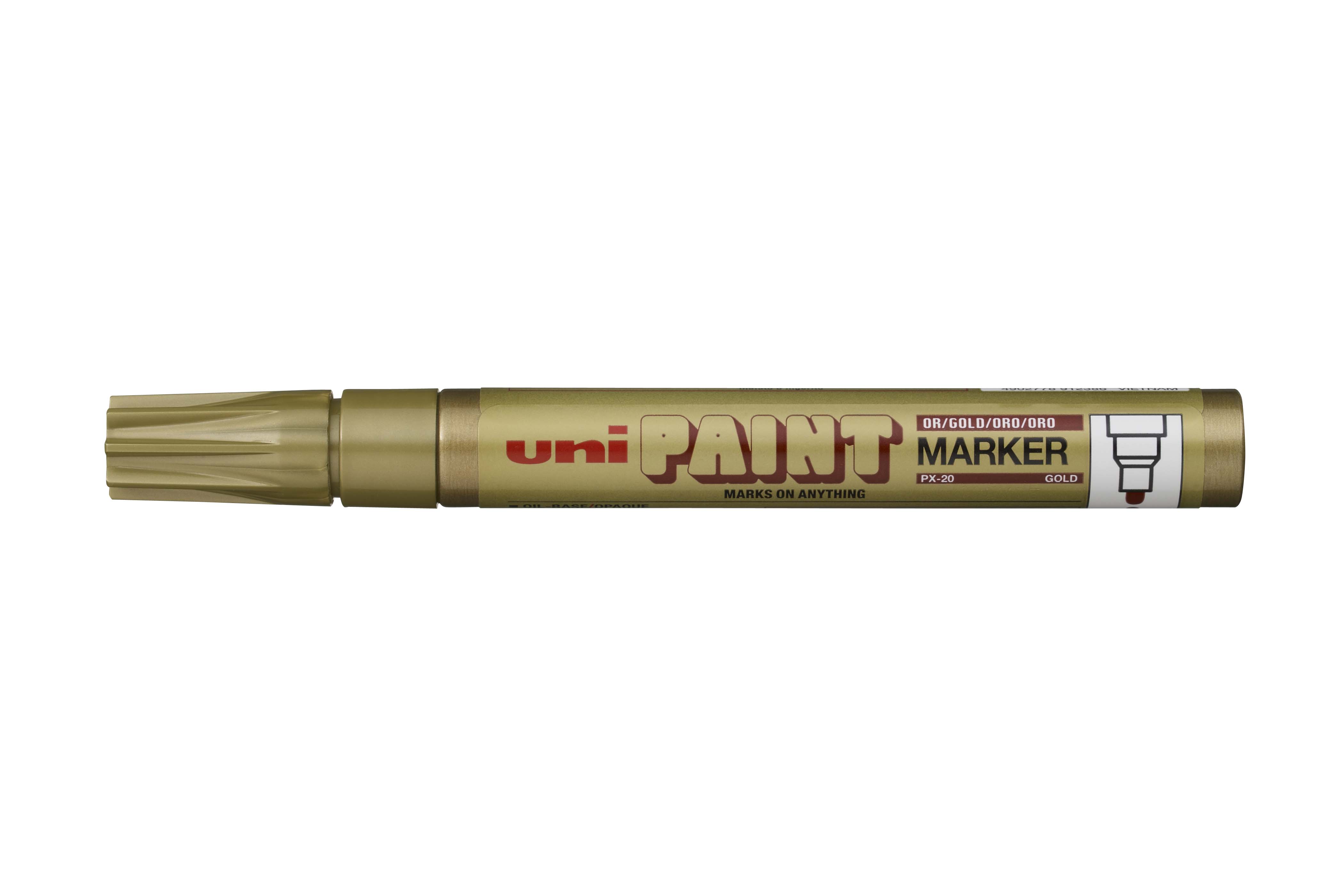 Gold Uni Paint Marker PX-20 Medium Point - Counter Culture DIY